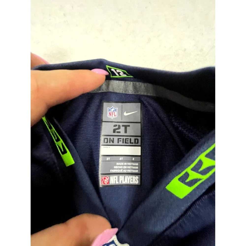 Seattle Seahawks Jersey Toddler 2T #3 Russell Wilson Nike Football‎ NFL On Field